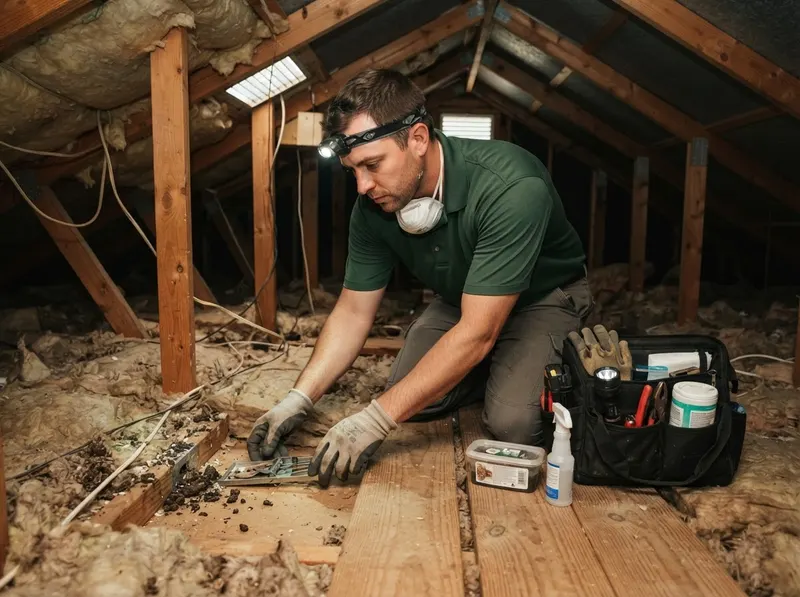 Attic Rodent Trapping & Sanitation in Tampa, FL
