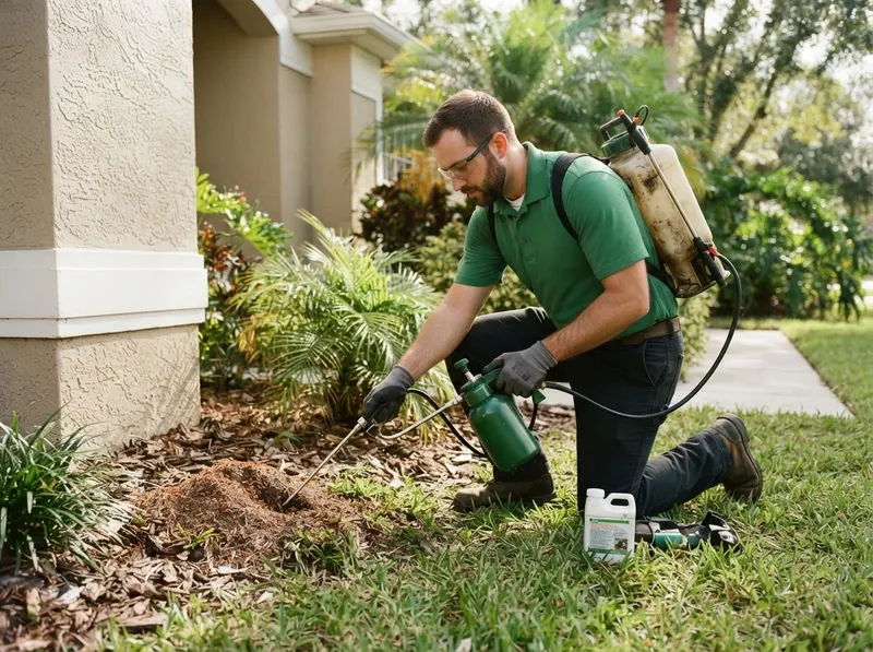 Perimeter Fire Ant Eradication in Tampa, FL