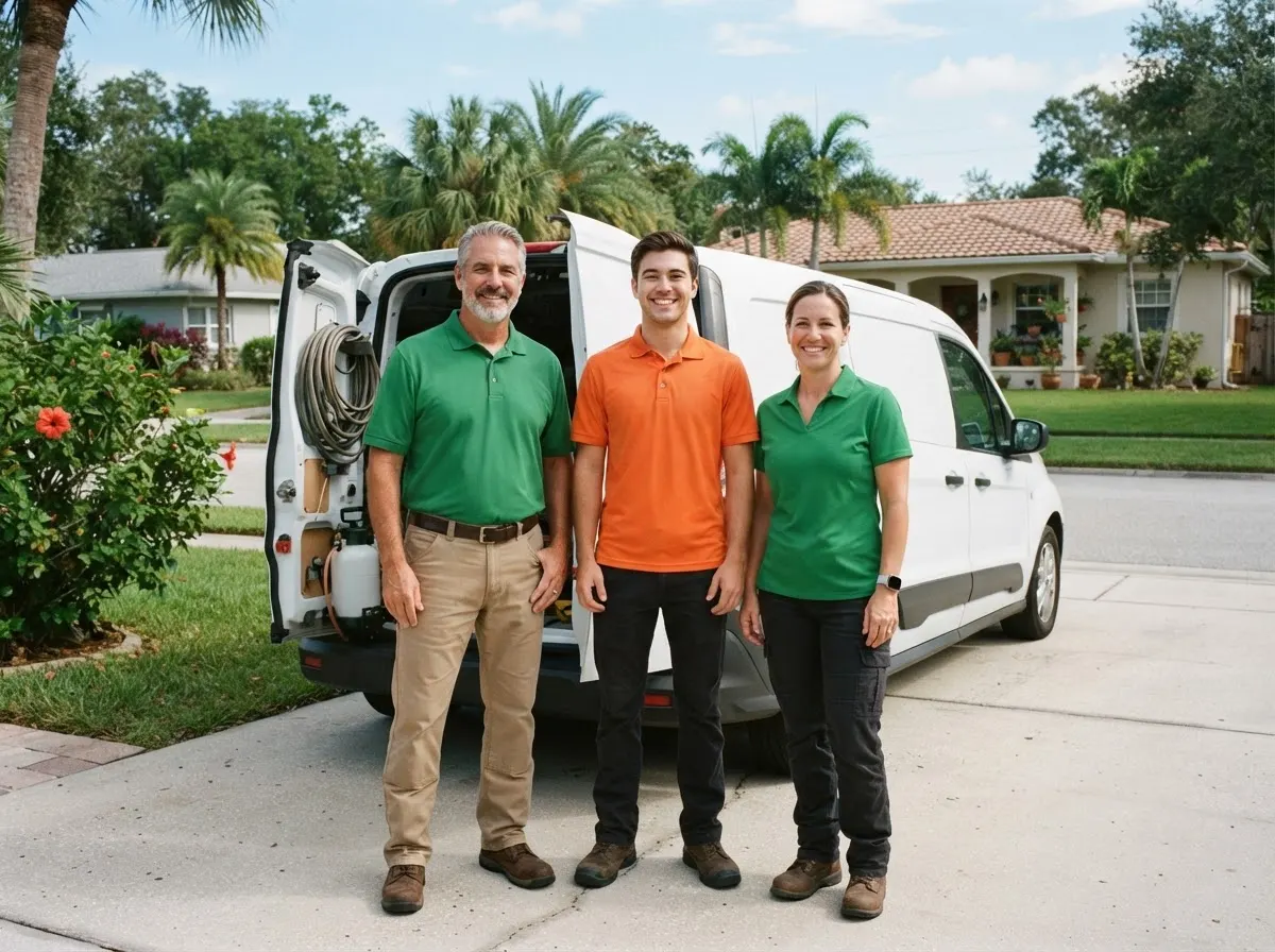 Palmetto Hawk Pest Control pest control service team in Tampa, FL